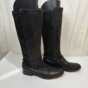Frye Melissa Scrunch Boots‎ Black Size 7M Style 3477103